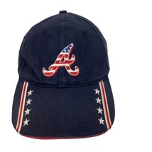 Delta Airline A Embroidered Red White Blue Baseball Hat Ball Cap Stars Stripes - $17.75