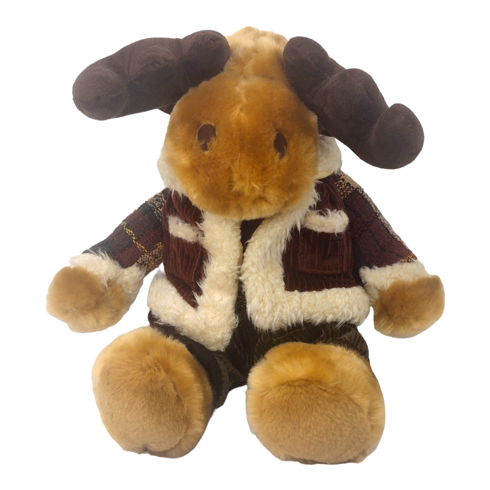 Primary image for Dan Dee Collector's Choice Holiday Moose Plush in Coat & Pants 14" Stuffed Toy