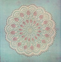 Vtg Lily Design Peacock Pineapple Crochet Place Mat Buffet Scarf Doily Patterns - £10.95 GBP
