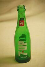 Vintage 7-Up Green Glass Beverages Soda Pop Bottle 7 fl. oz. - $16.82