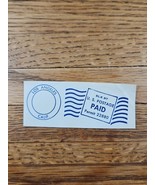 US Mail Post Meter Stamp Los Angeles California 60s/70s Cutout USPS - $3.99