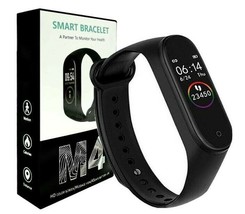 Fitness Tracker M4 Smart Bracelet A Partner To Monitor Your Health - £8.69 GBP