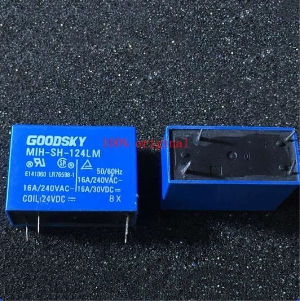MIH-SH-124LM, 24VDC Relay, GOODSKY Brand New!!