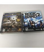 Bundle Of 2 playstation2 Games Motors torn&amp; Rock Band2 - $22.34 CAD