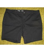 Ladies Black Shorts Size 24W ANA - $276.47 MXN