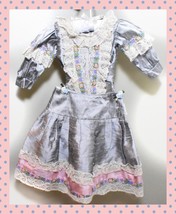 Silk Lace Two Piece Austrian Artist Dress for Antique French German Bisque Doll - $55.30