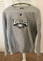 Vintage Philadelphia Eagles Football NFL Gray Sweatshirt Size XL - £19.14 GBP