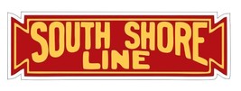Chicago South Shore &amp; South Bend Railroad Railway Train Sticker Decal R6989 - £1.55 GBP+