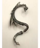 Alchemy Gothic The Dragon's Lure Pewter Ear Wrap Right Ear earring - $19.98