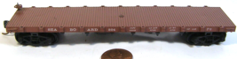 Unknown Brand HO Model RR Flatbed Freight Car Seaboard 504 Missing Coupl... - $9.95