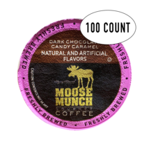 Moose Munch Coffee, Dark Chocolate Candy Caramel, 100 Single Serve Cups - $49.50