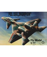 Paper craft - PZL 230 Skorpion **FREE SHIPPING** - $3.94 CAD