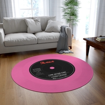 Cyndi Lauper, Time After Time, Single Vinyl Record Round Mat 150cm, 100+... - £117.49 GBP