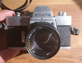 Minolta SRT 201 film camera with 55mm Lens Untested As Is Parts Or Repair  - £30.48 GBP