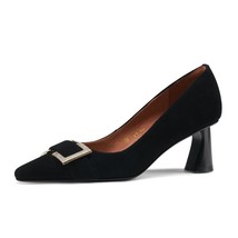high quality comfortable sheepskin genuine leather women heels shoes sexy fashio - £83.25 GBP