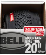 BELL 7091037 Flat Defense Mountain Bike Tire, 20&quot; x 1.75-2.125&quot;, Black - $49.69 CAD
