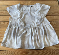 Du Jour NWOT Women’s Tie Dye Ruffle blouse size 1X Grey DG - £12.55 GBP
