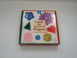Unfold the secrets of Kirigami paper folding and cutting kit cherry blossom - $19.75
