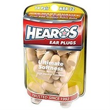 Hearos Ultra Soft Ear Plugs NNR32, 6-Pair - £3.17 GBP