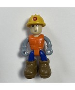 Nikko Toys Ltd man with hard hat Construction Worker Mini 2.5&quot; Figure - £2.35 GBP