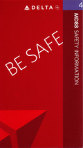 DELTA AIR LINES | MD-88 | 2009 | Safety Card - $5.00