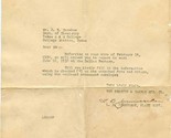 1930 Proctor &amp; Gamble Manufacturing Job Start Letter &amp; Dinner Invitation... - £38.10 GBP