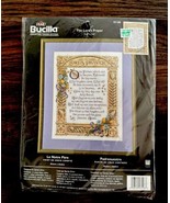 Bucilla Counted Cross Stitch &quot;The Lord&#39;s Prayer&quot; #43198  Open Outer Package - $17.72