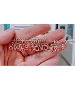 2023 Spring 14k Rose gold-plated Letter &quot; A -Z &quot; Script  Alphabet Dangle... - £9.43 GBP