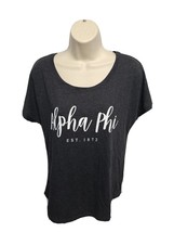 Alpha Phi est 1872 Womens Small Gray TShirt - $14.85