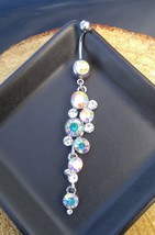 Iridescent Dangle Belly Ring - $15.00