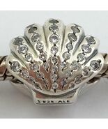 Authentic PANDORA Disney Ariel&#39;s Shell Charm, Sterling Silver/CZ, 791574... - $66.88 CAD