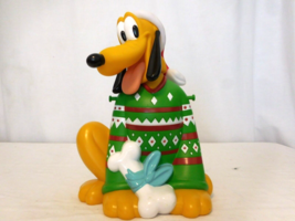 Disneyland 2018 Holiday Green Christmas Sweater Pluto Popcorn Bucket LIM... - £17.53 GBP