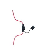 10 pack HHM ATM fuse holder Buss #12 red leadwire, 4&quot; length  - £26.09 GBP