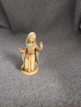 Virgin Mary Nativity Figurine 4 1/4&quot; Depose Italy Christmas Vintage - £7.56 GBP