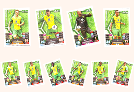 Topps Match Attax 2013-14 Premier League Norwich City Players Cards - $4.50