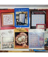 Vintage Cross Stitch RESELLER LOT of 36 Patterns Booklets Samplers Colle... - $682.36 MXN