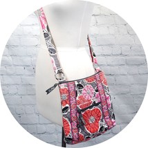 ❤️ VERA BRADLEY Cheery Blossoms Hipster Crossbody Asian Cherry Red Pink Black - £6.38 GBP