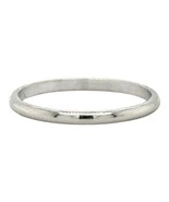 1.9mm 14k White Gold Wedding Band Ring 1.4g Size 7 - $294.00