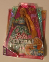Barbie Extra Fancy Floral Look Doll Rubia With Skirt And Top Of Flowers, Robe, - £18.24 GBP