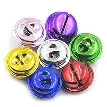 Fujiyuan 10 pcs Colored Christmas Jingle Bell Charm Craft Sewing Bracelet Dog 20 - £3.56 GBP