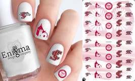 Santa Clara University Nail Decals (Set of 42) - $4.95