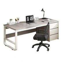 Bedroom Modern Book Desk Desktop Tables Writing Tables With Drawer Luxury Minima - £433.58 GBP+