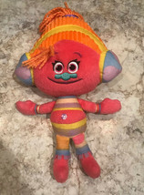 Dreamworks Trolls DJ Suki Plush 11 inch Orange Multicolor Troll Doll, Ha... - $13.98