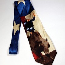 Vintage 1999 Mens RM Style Western 8 Seconds in Texas Cowboy Flag &amp; Bull... - £14.89 GBP