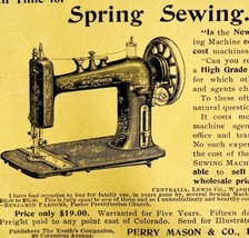 New Companion Spring Sewing Machine 1894 Advertisement Victorian Mason ADBN1e - £11.84 GBP