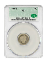 1897-S 10C Cacg AG03 - £32.55 GBP