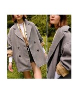 New Free People Hannah Super Soft Blazer SLOUCHY $168 SMALL Washed Black... - $123.09 CAD