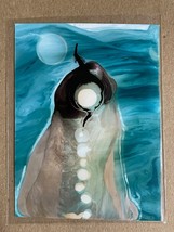 Tonito Original ACEO painting.Unique art technique never seen before.Nomad 4 - £14.96 GBP