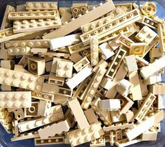 Lego 150 piece Beige Lego lot full of bricks, blocks Variety of Sizes Legos - $12.95