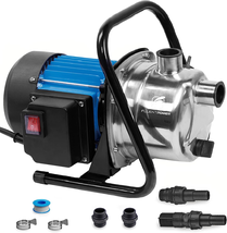 Stainless Steel Sprinkler Booster Pump, Electric Shallow Well Pressure Pump for - £141.65 GBP